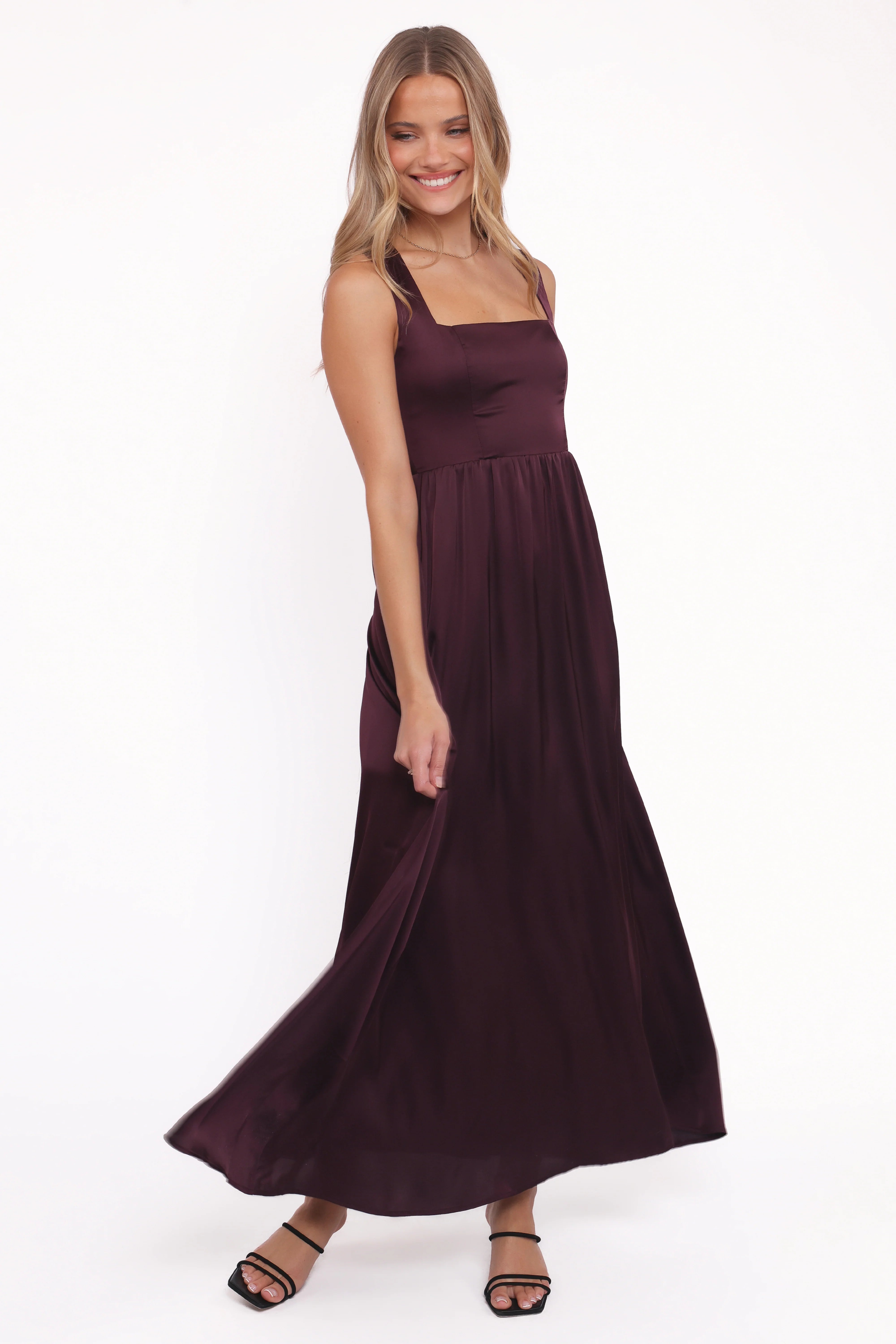 Elania Maxi Dress Plum