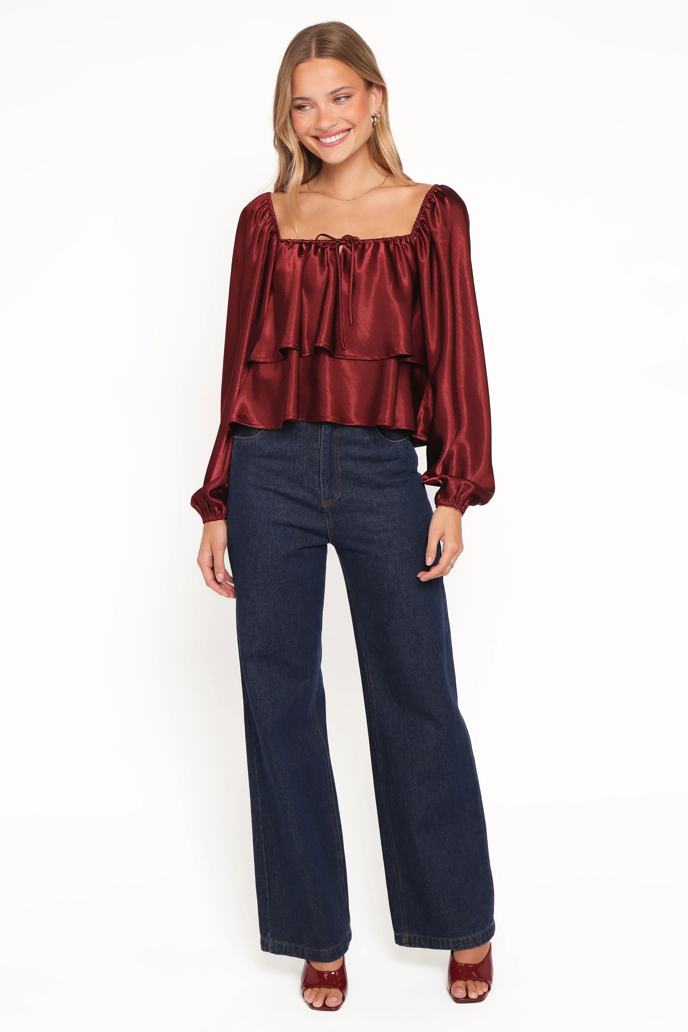Janina Blouse Wine