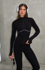 Persistence Jacket Black White