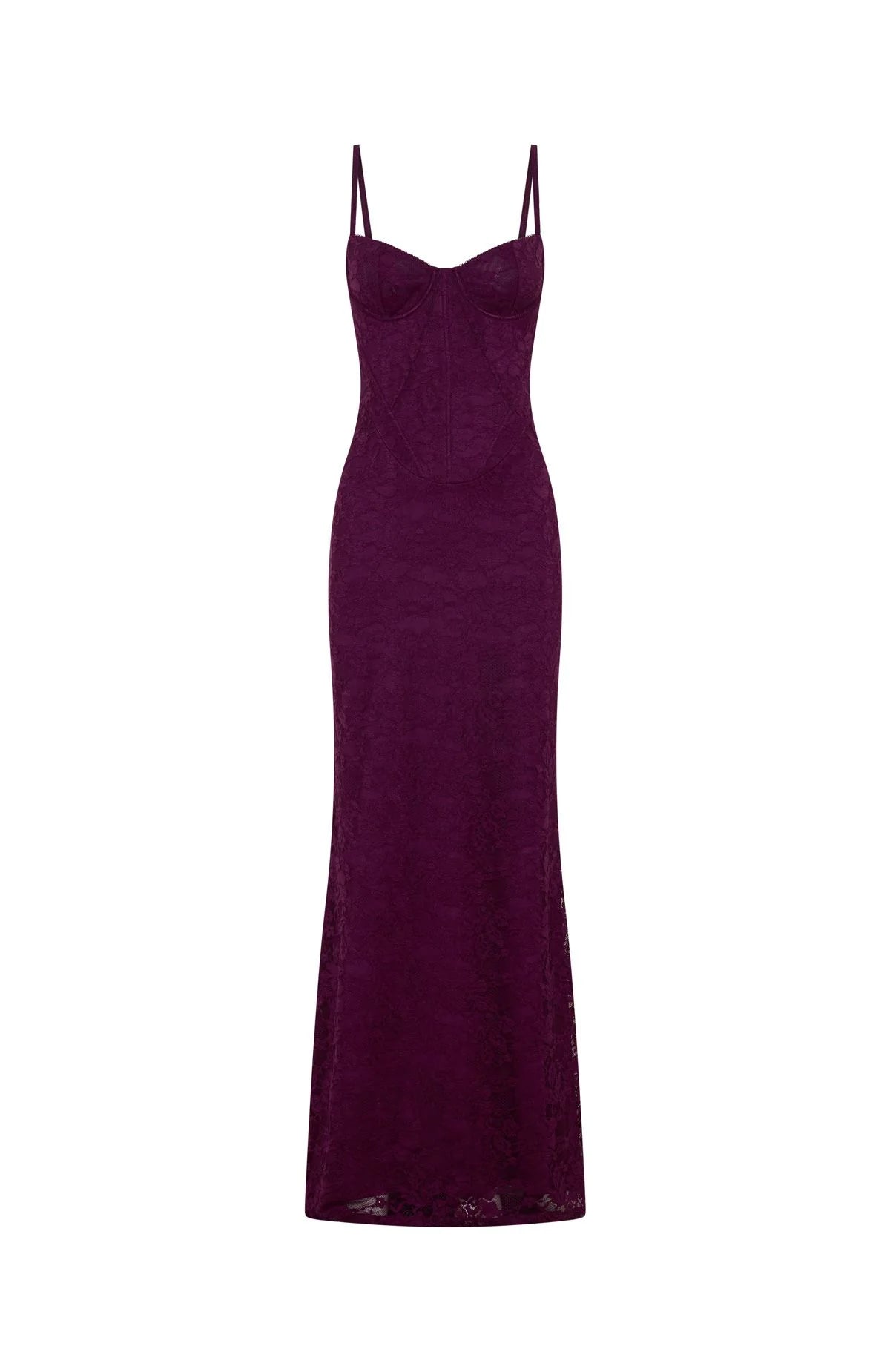 Blossom Belle Maxi Dress Plum