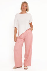Dean Linen Pants Light Pink