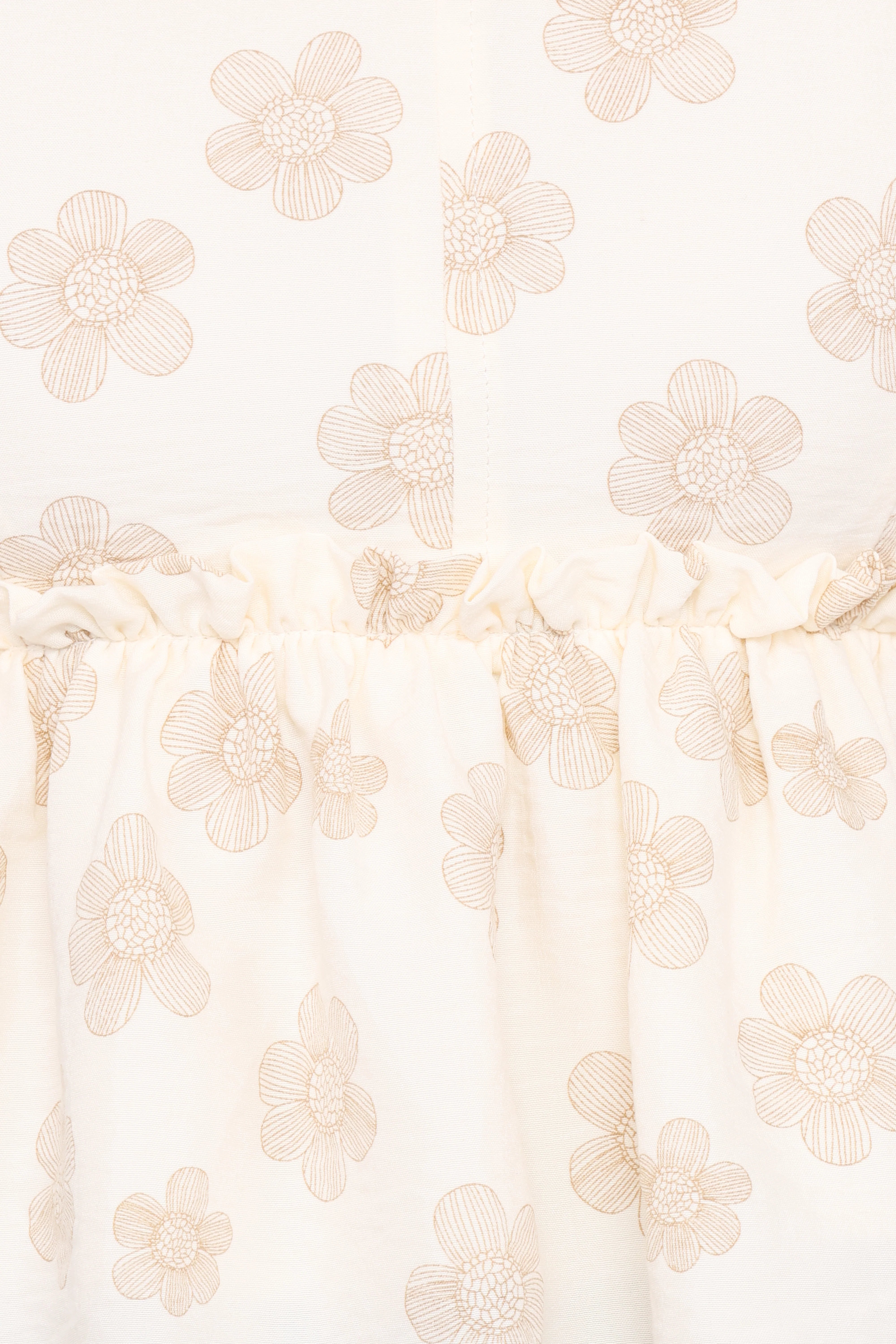 Cielo Top Sand Beige Floral