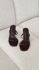 Yazmin Heel Chocolate