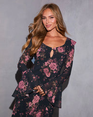 Chapel Glow Printed Maxi Dress