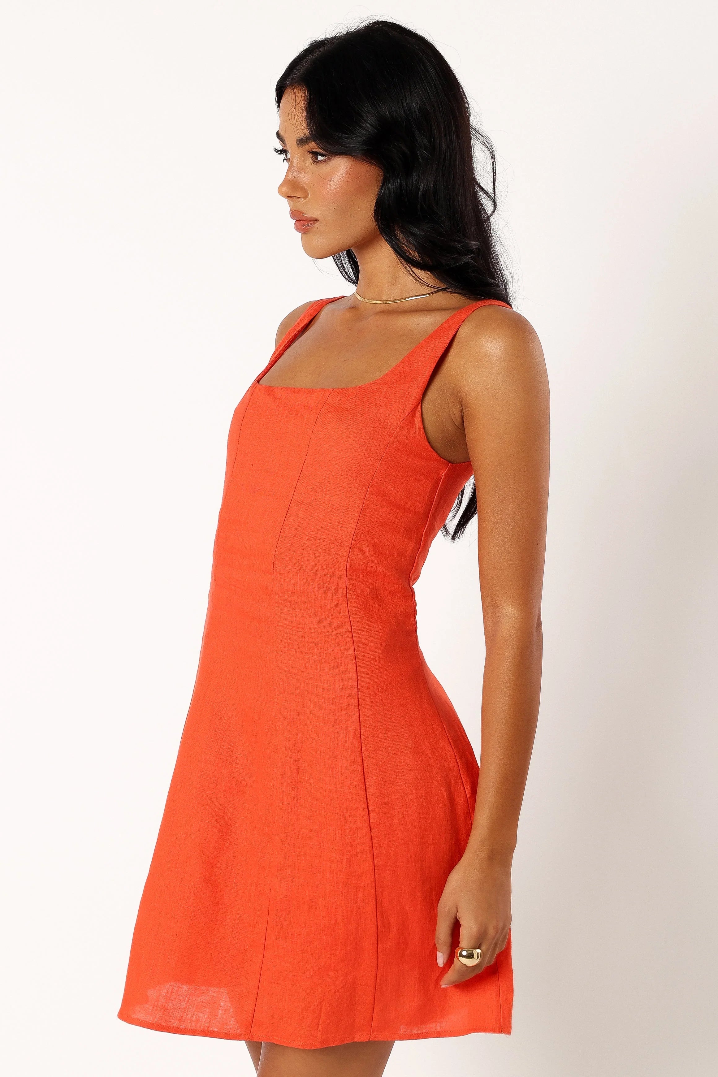 Dillion Mini Dress Blood Orange