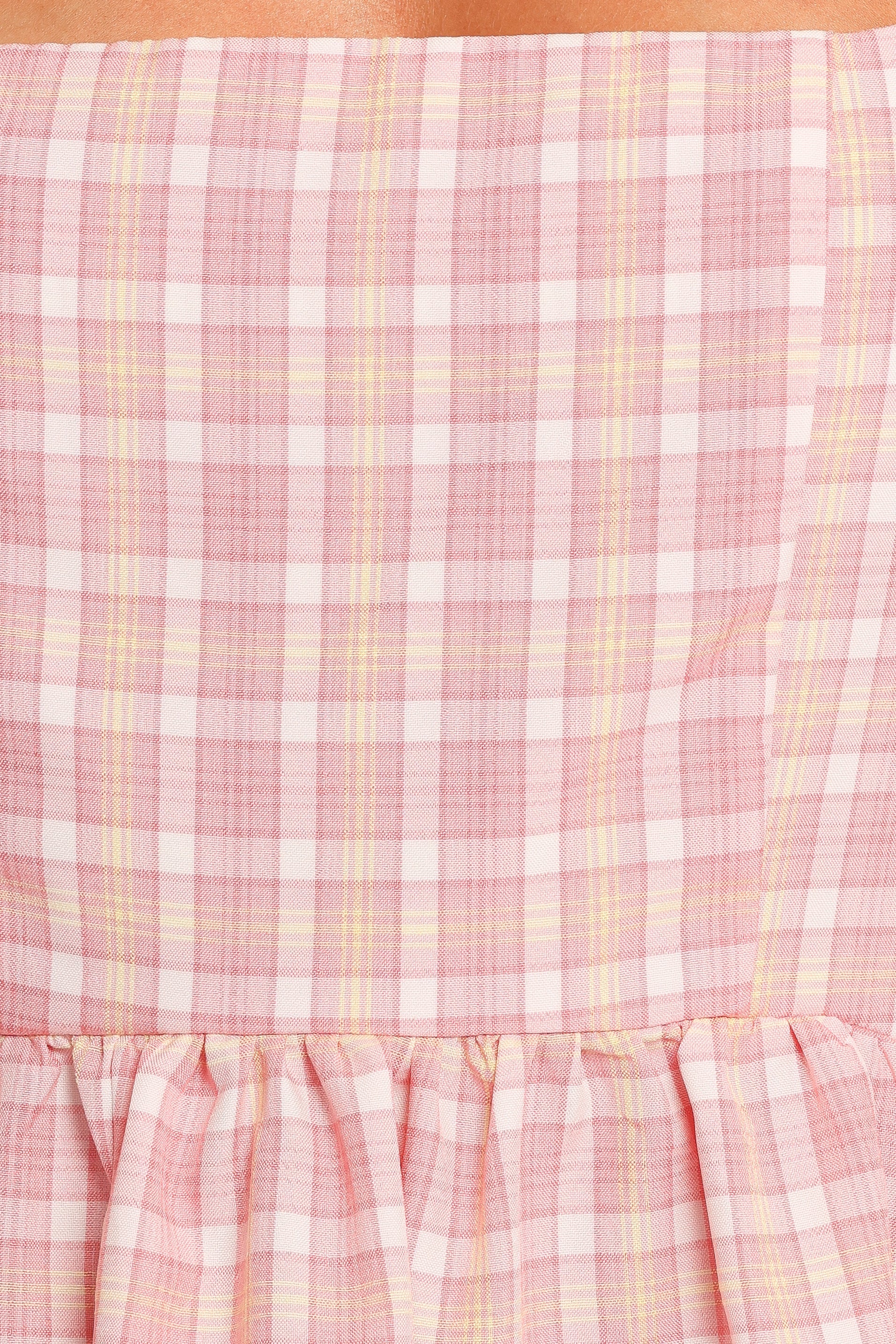 Siena Mini Dress Pink Check