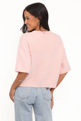 Lilith Knit Top Pink