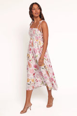 Stazie Midi Dress Garden Floral