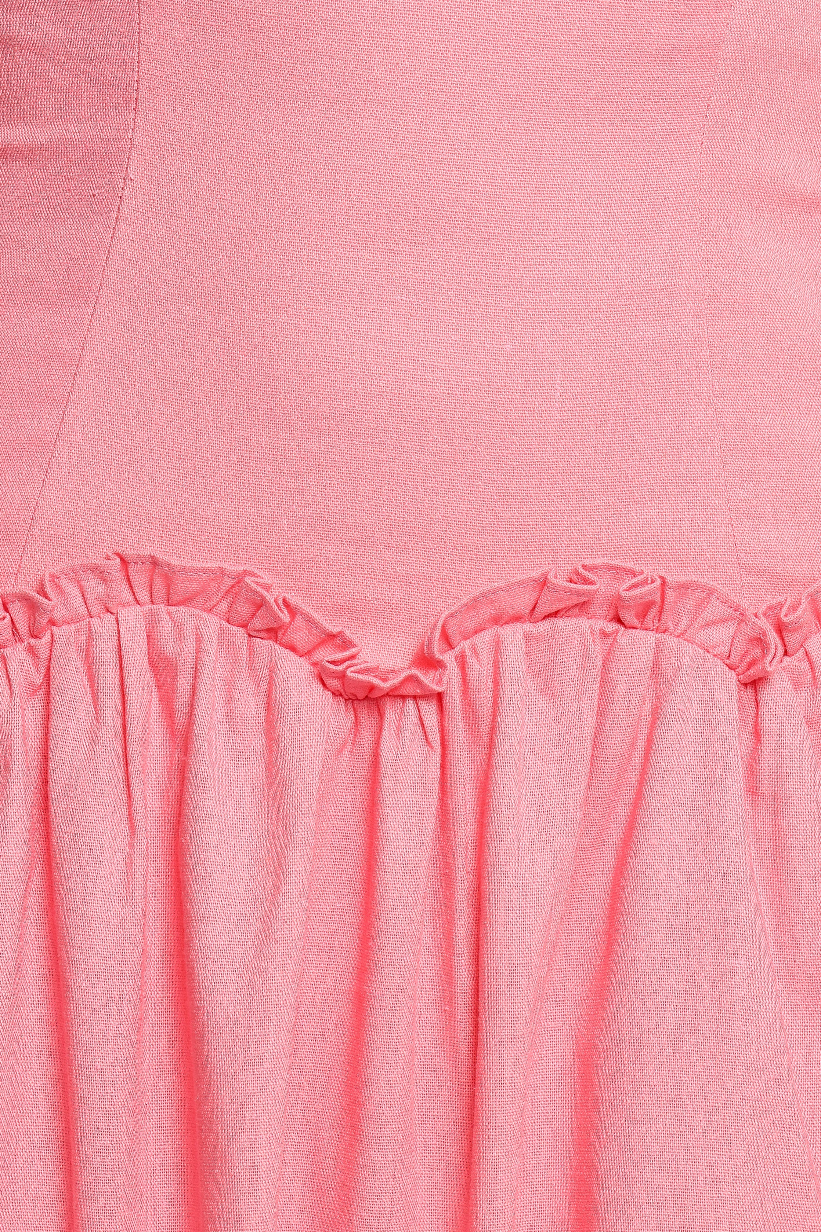 Clover Midi Dress Pink