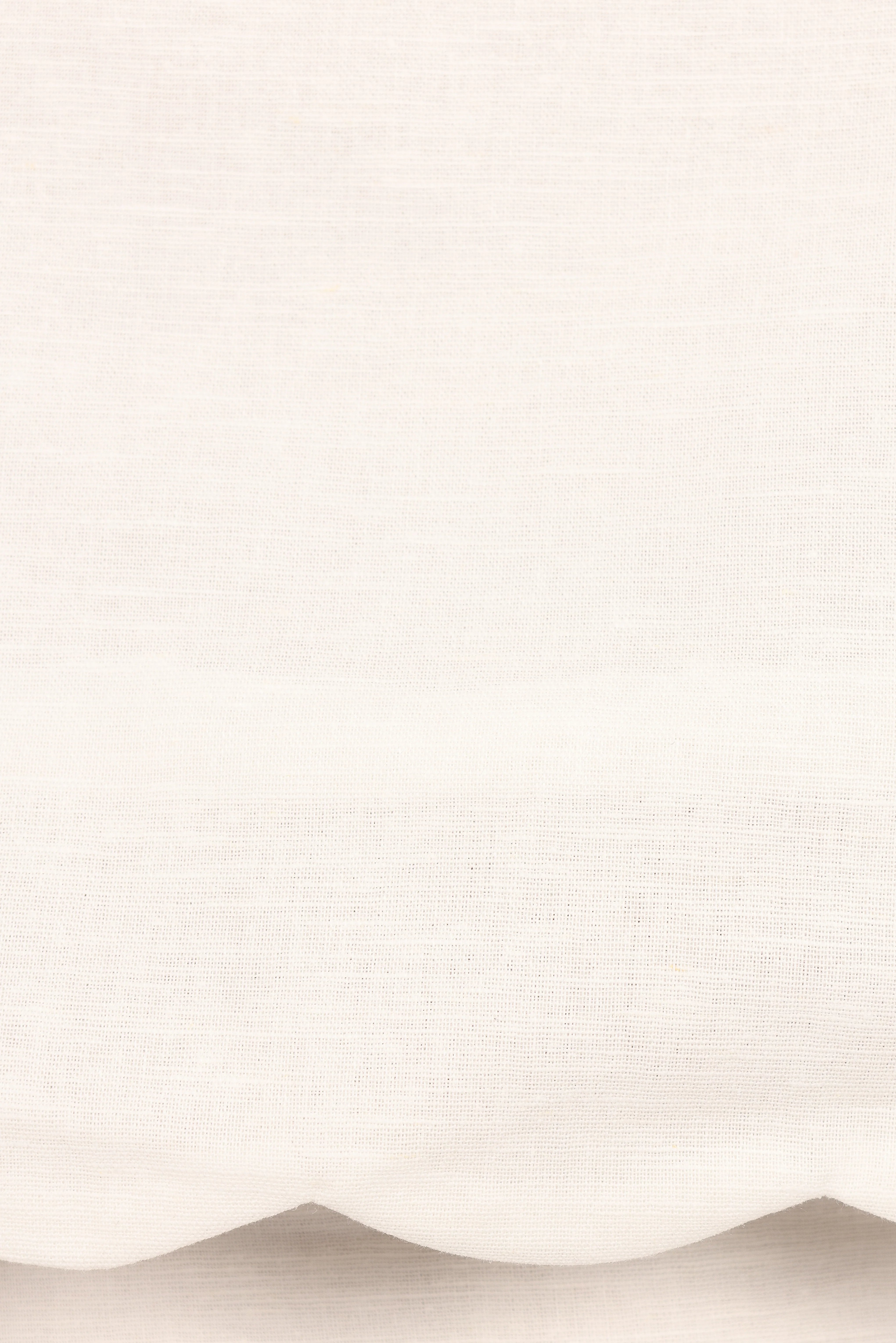 Wendie Scalloped Top Cloud White