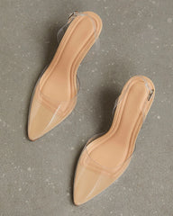 Norina Clear Slingback Pumps