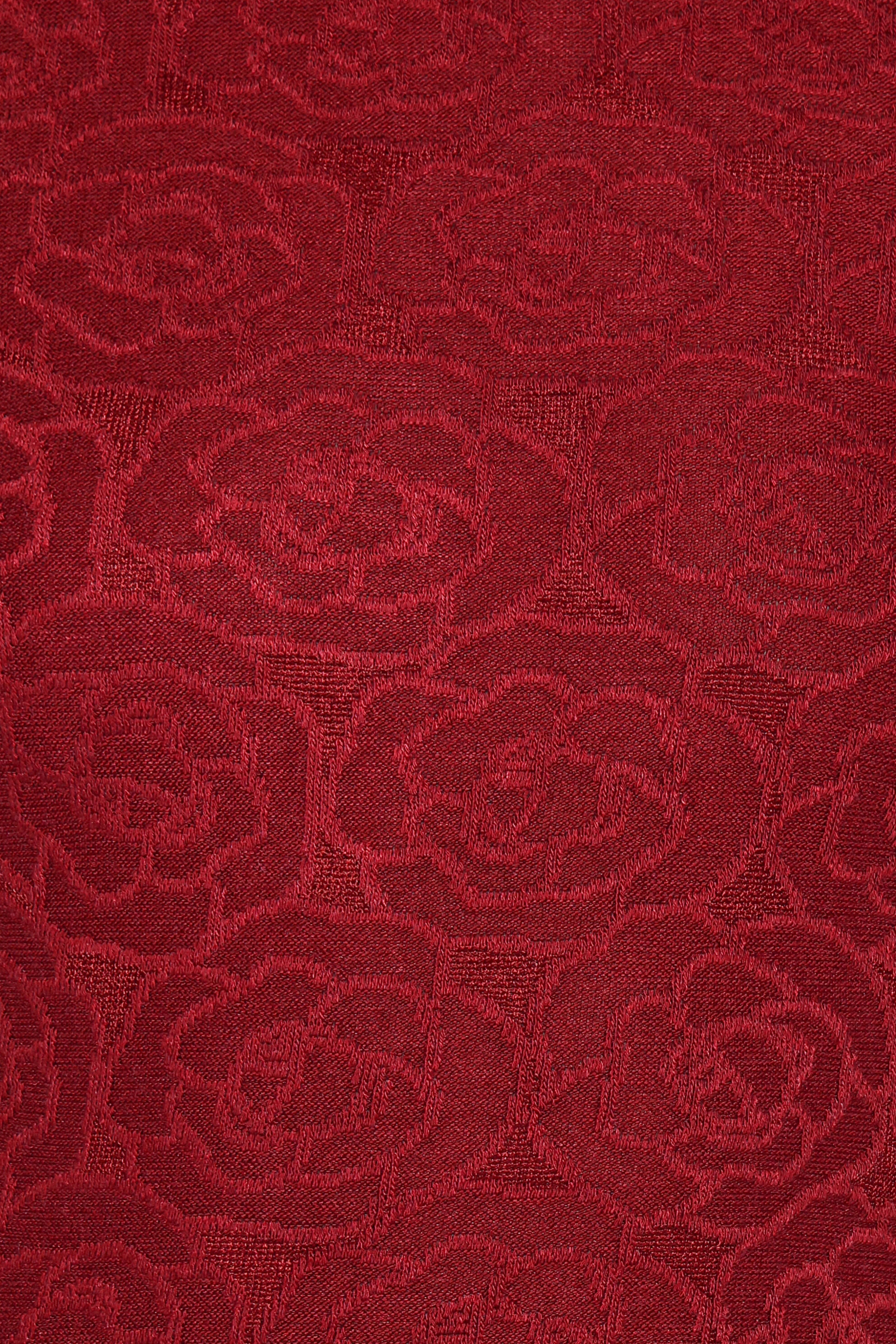 Jasmine Long Sleeve Lace Top Red