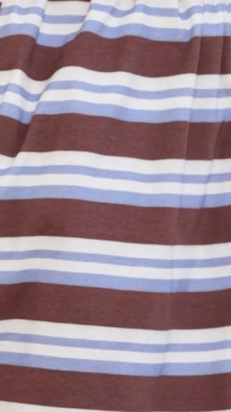 Marley Shorts Blue Chocolate Stripe