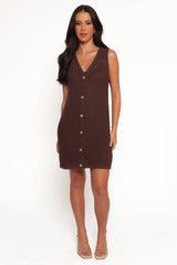 Luan Mini Dress Chocolate