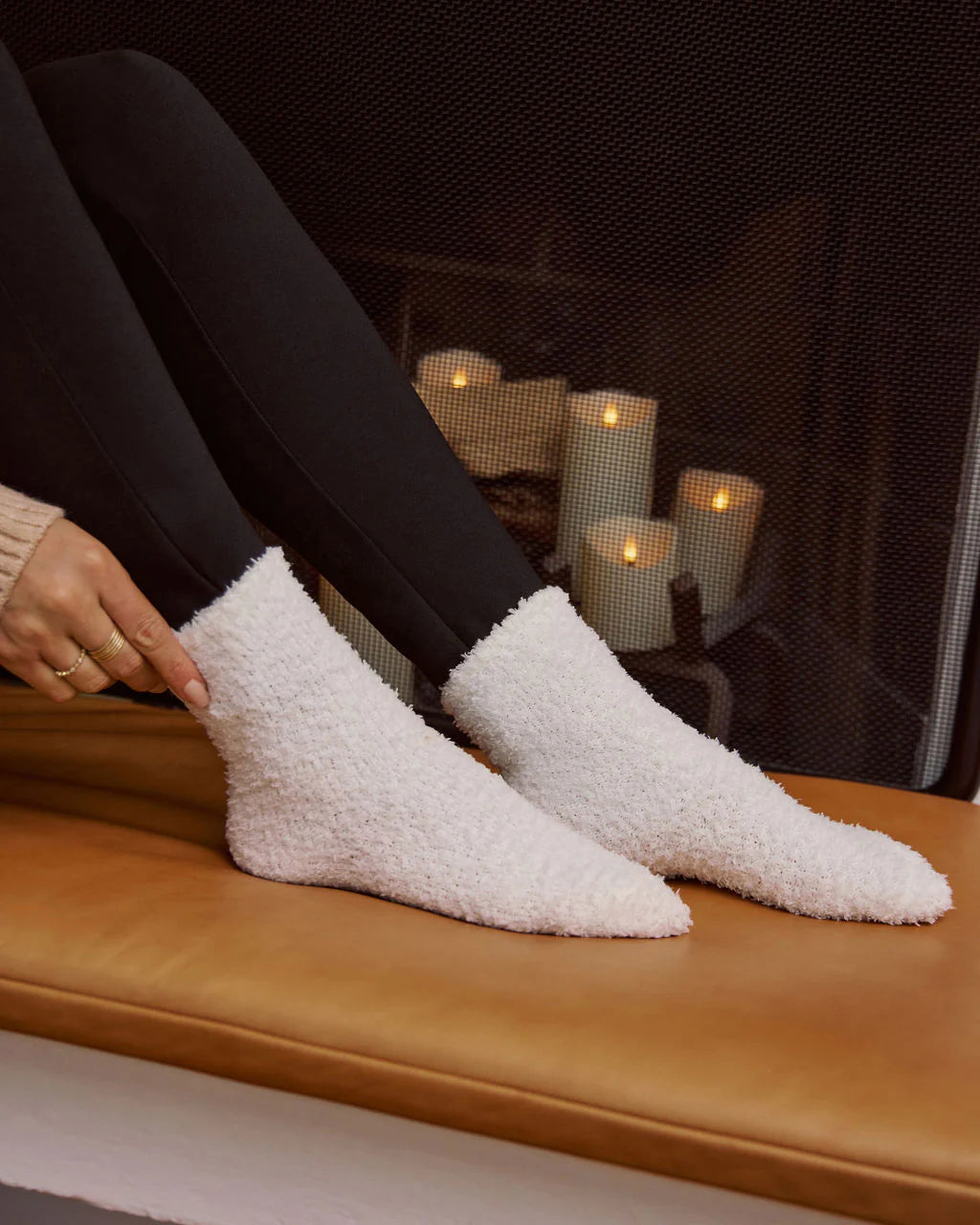Snowed In Cozy Chenille Socks