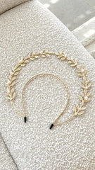 Juliet Halo Headband Gold