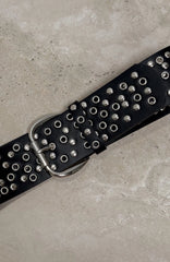 Toto Belt Black Silver