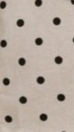 Vika Shorts Beige Black Polka Dot