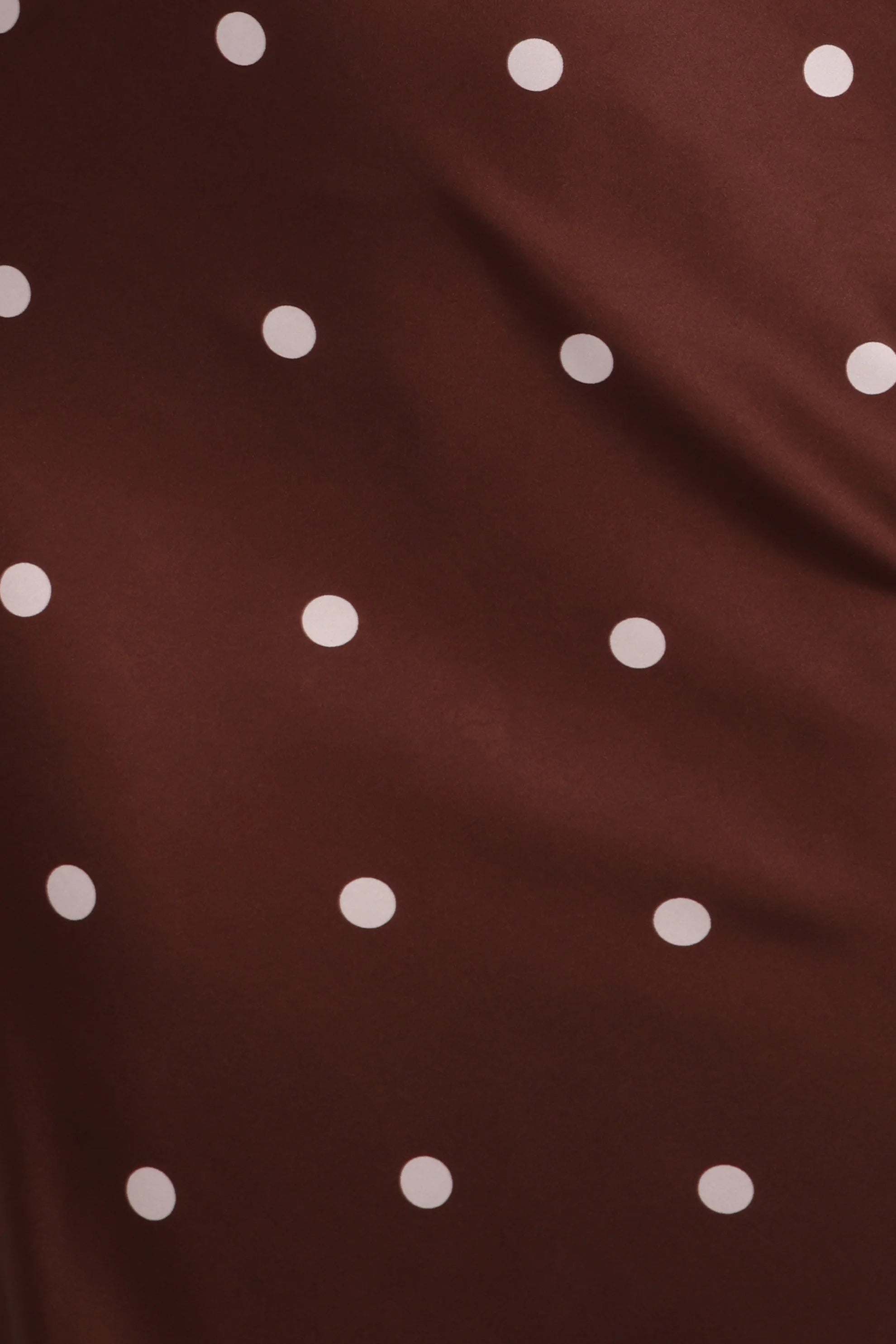 Anika Maxi Dress Brown Polka Dot