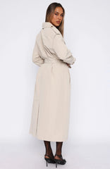 Working Overtime Trench Beige
