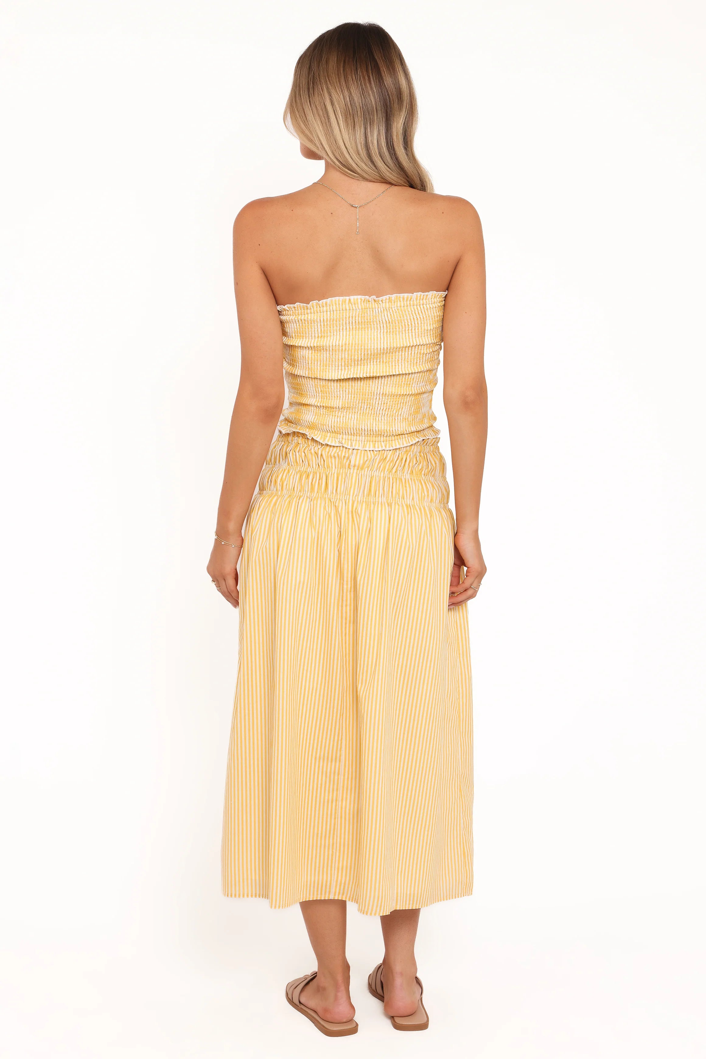 Salome Maxi Skirt Mango Stripe