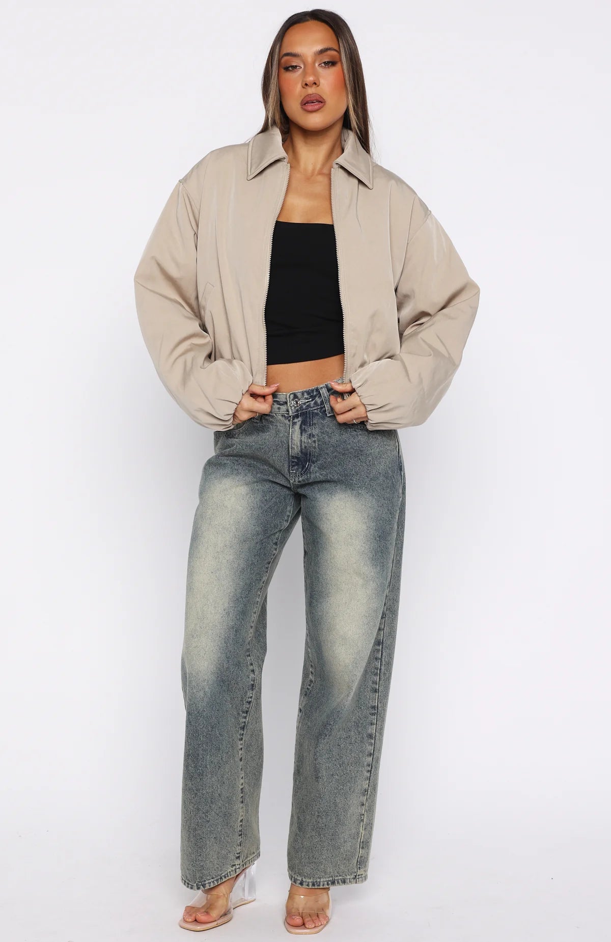 Back To Friends Jacket Sand