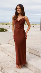 Willow Maxi Dress Brown