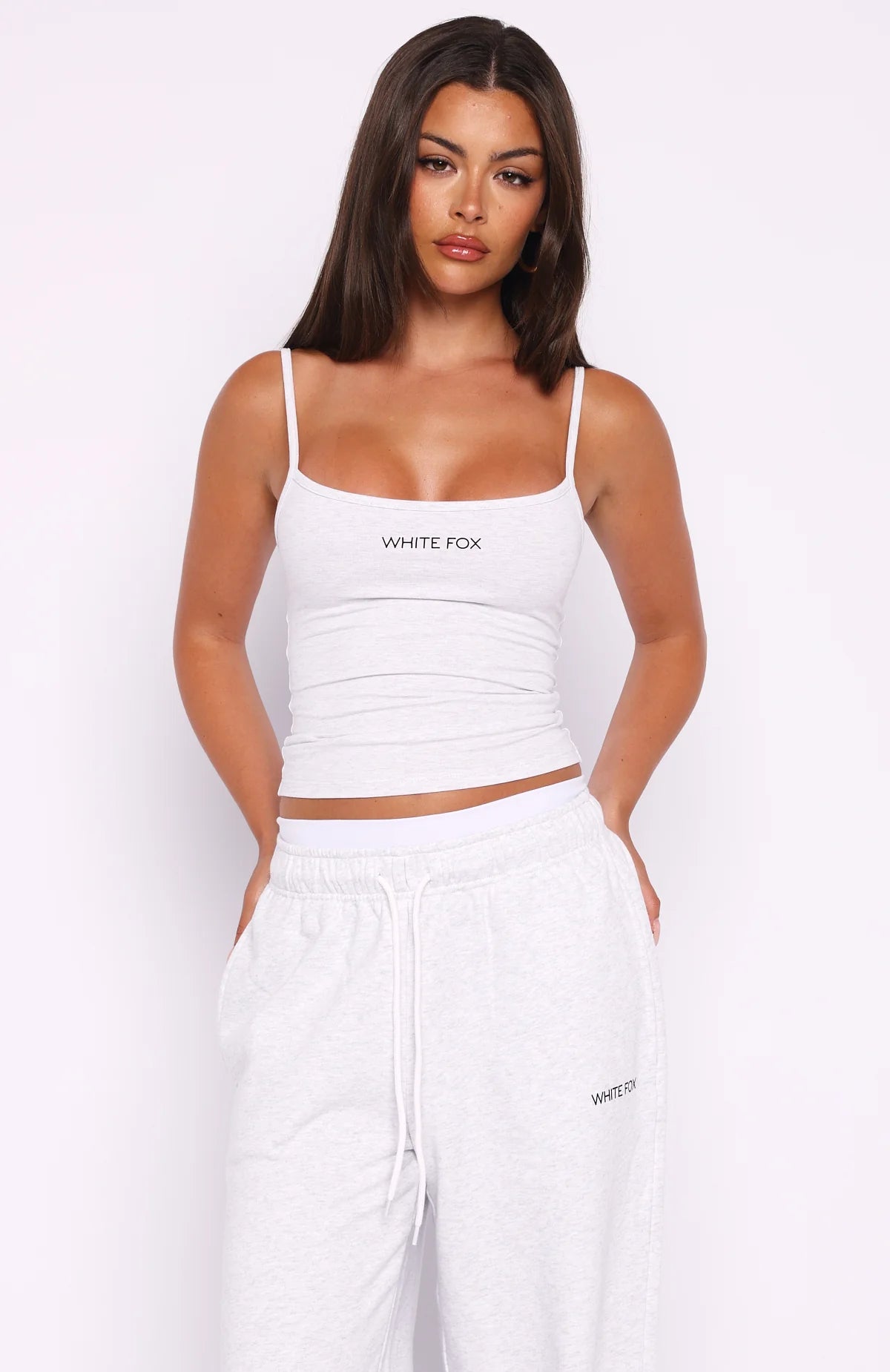 Off The Field Singlet Top Grey
