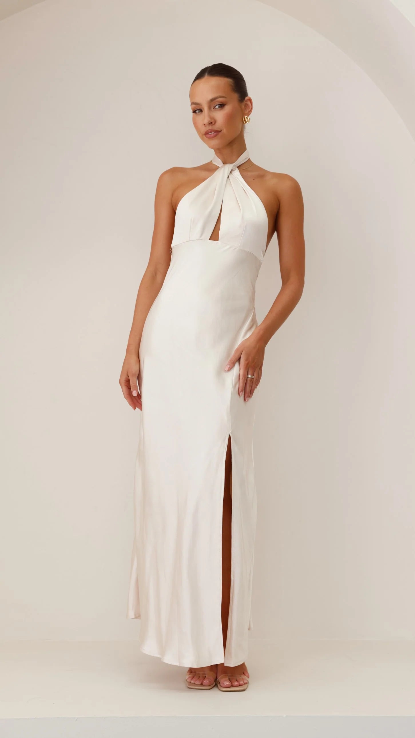 Amalia Maxi Dress Champagne