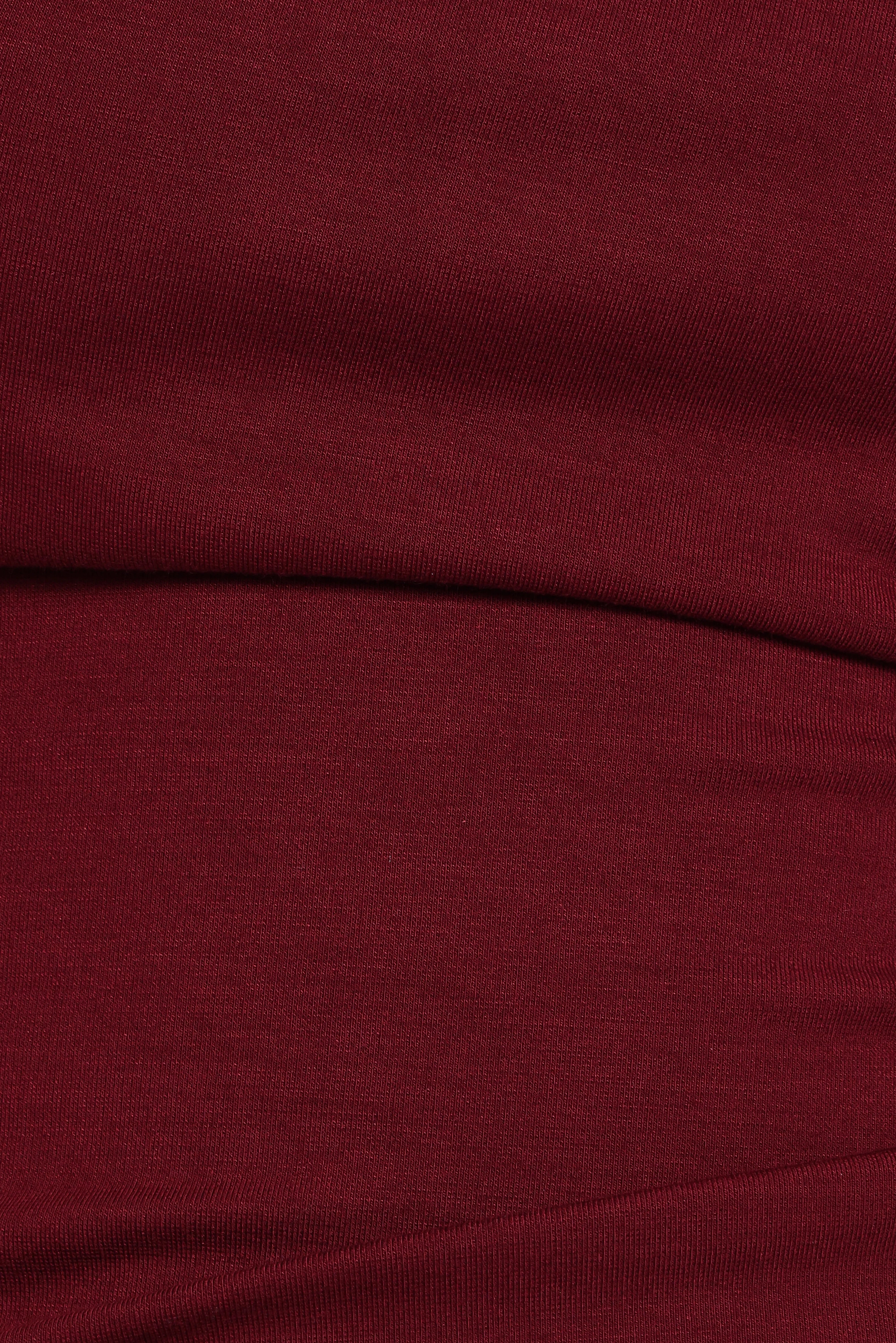 Darina Off Shoulder Top Bordeaux