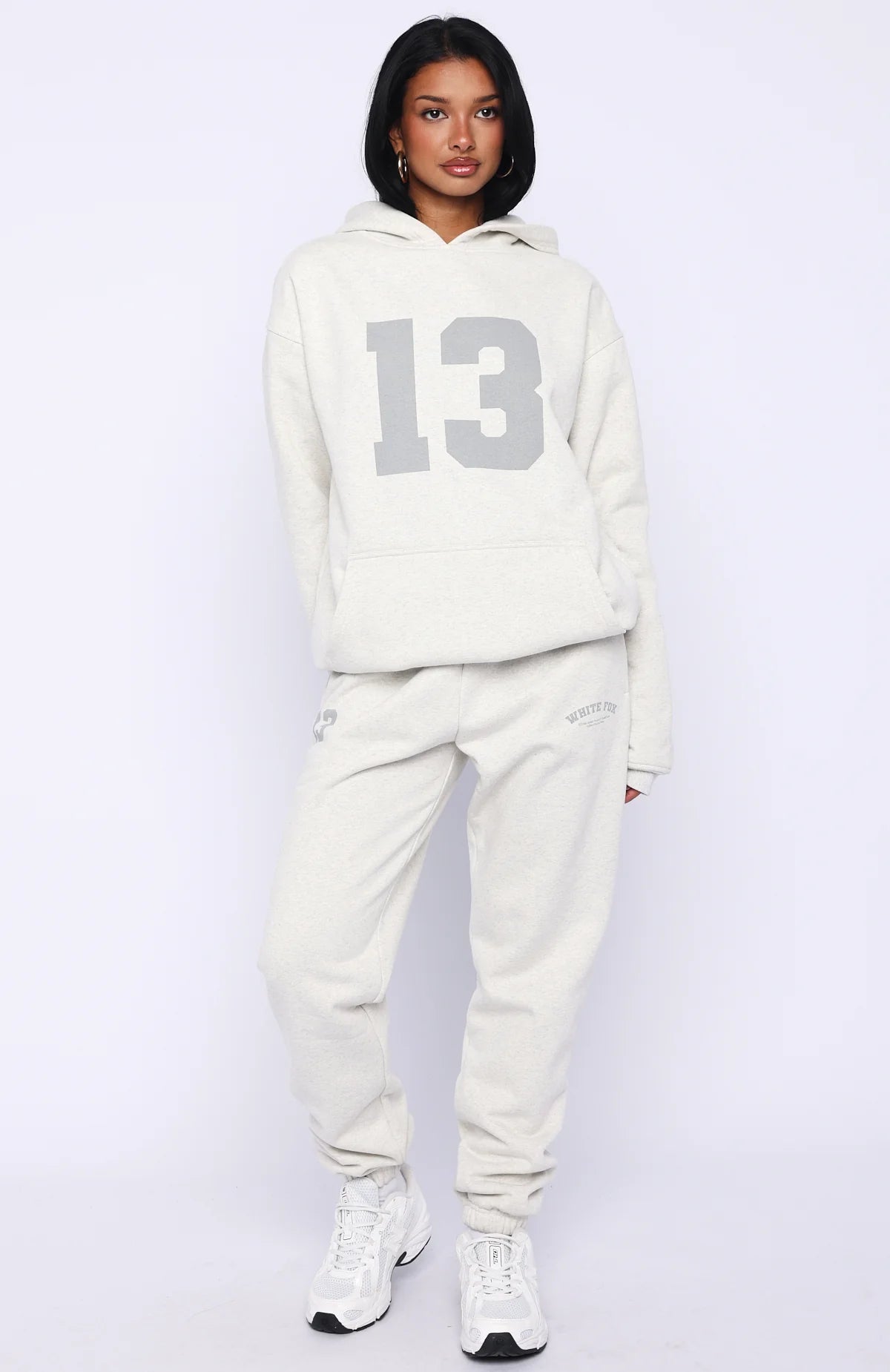 Its Your Chance Oversized Hoodie Grey Marle