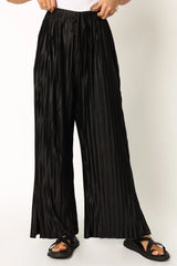 Sasha Pleated Pants Black