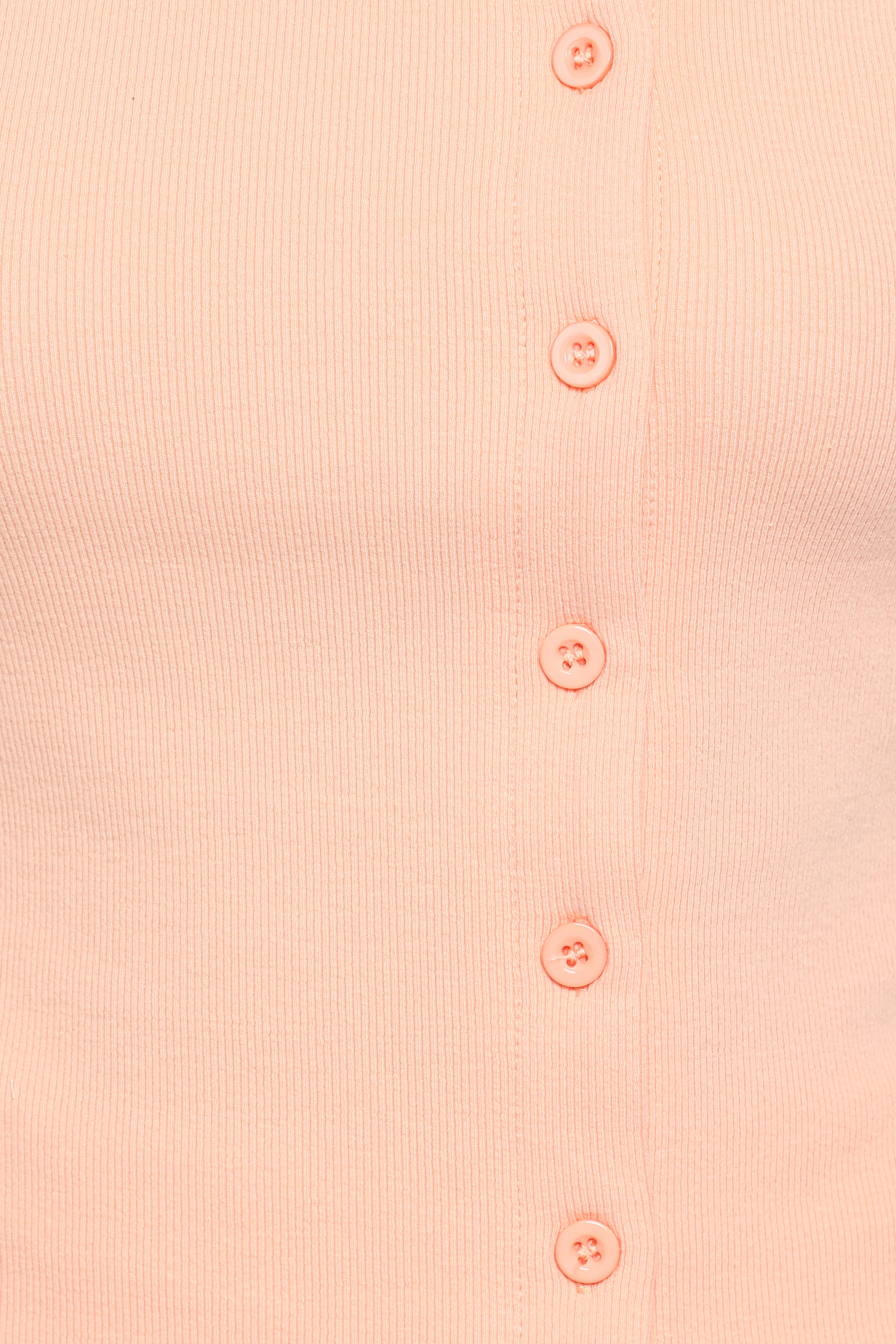 Tatum Asymmetrical Knit Top Coral