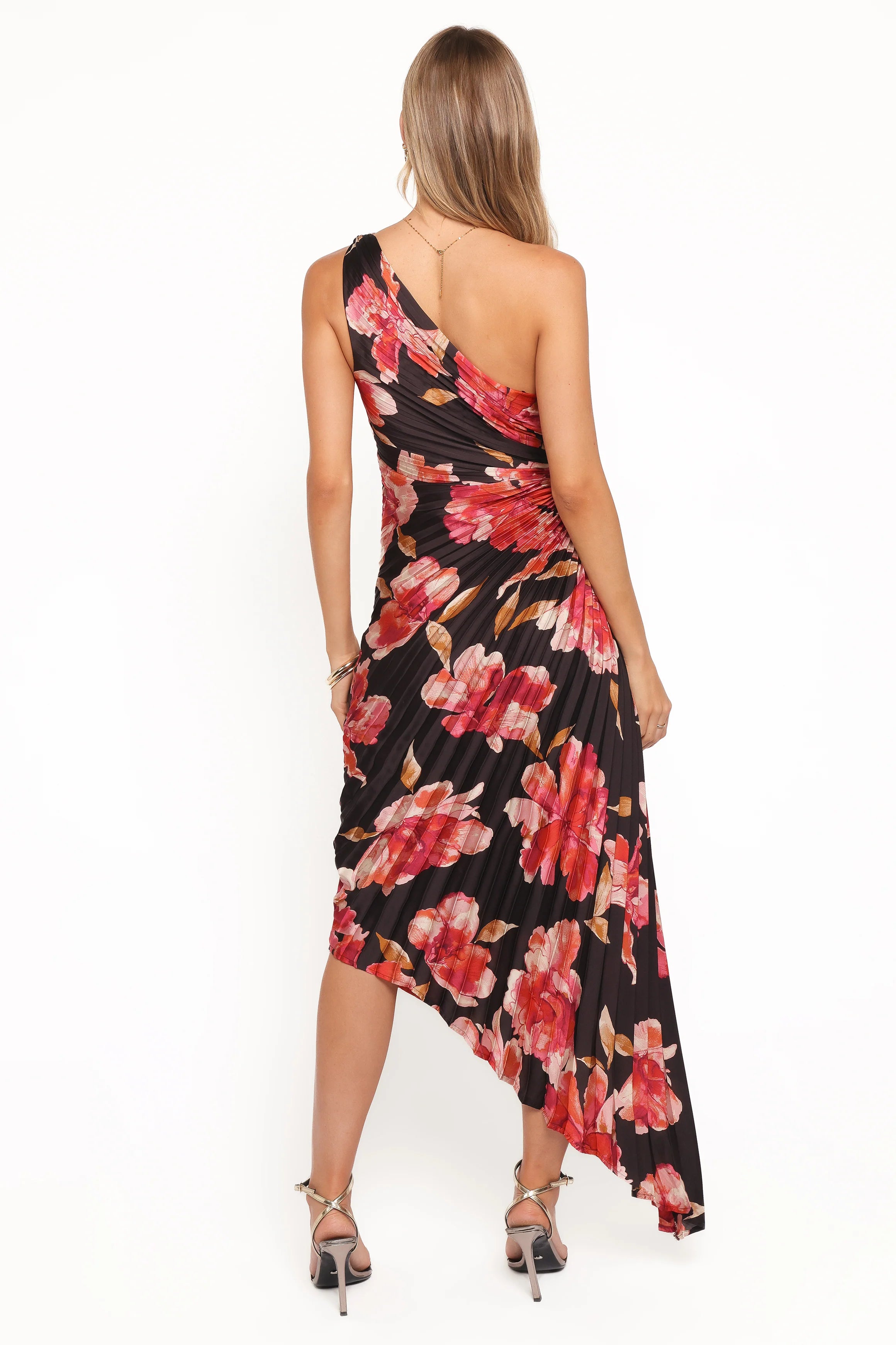 Kleo One Shoulder Maxi Dress Midnight Orchid