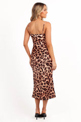 Brynley Midi Dress Leopard