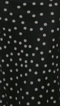 Loralei Maxi Dress Black White Polka Dot
