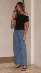 Tallie Lace Top Black