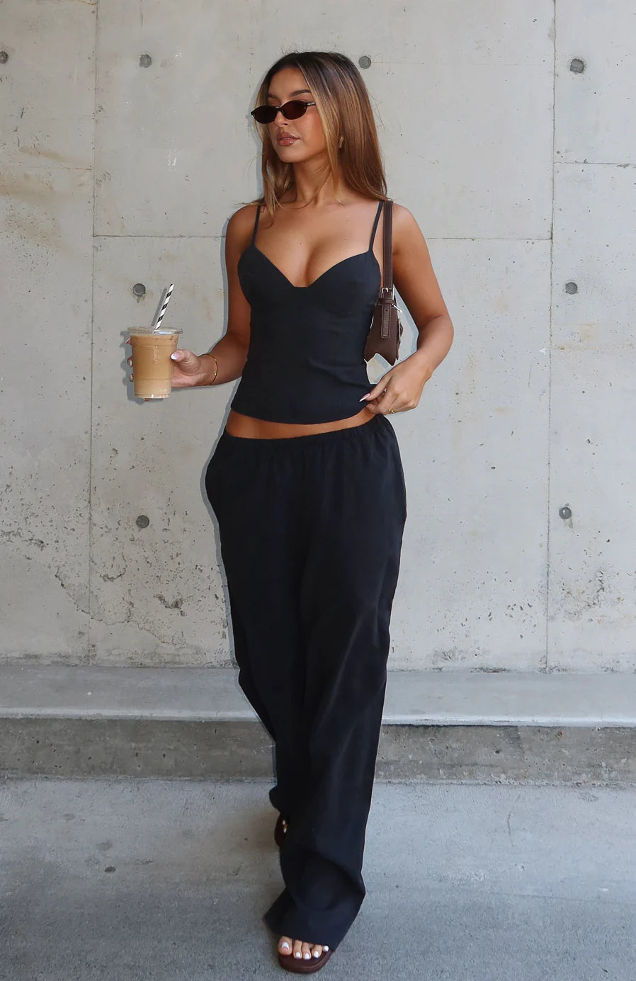 Take A Stance Pants Black