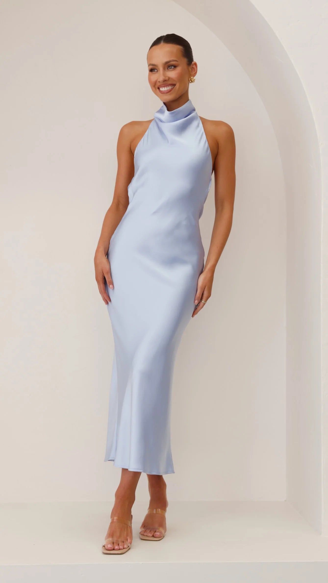 Rina Midi Dress Blue Bell