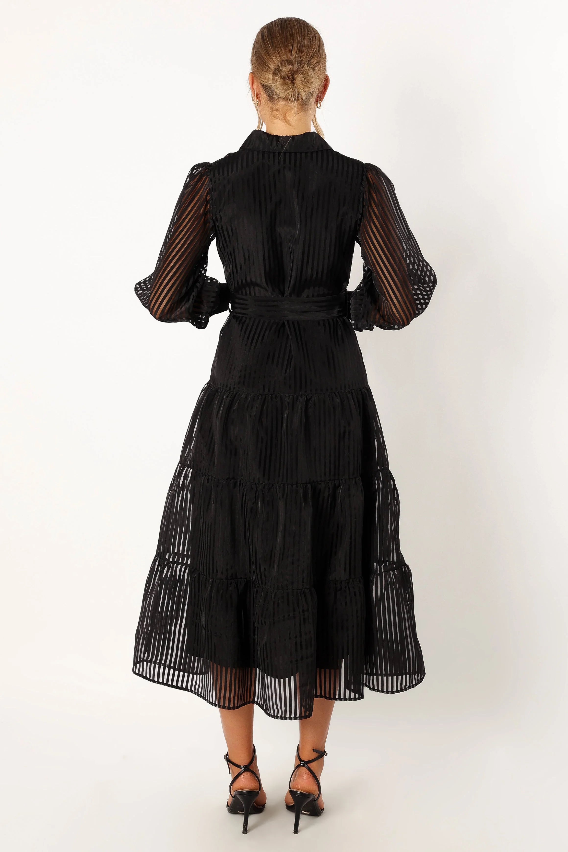 Neve Long Sleeve Maxi Dress Black