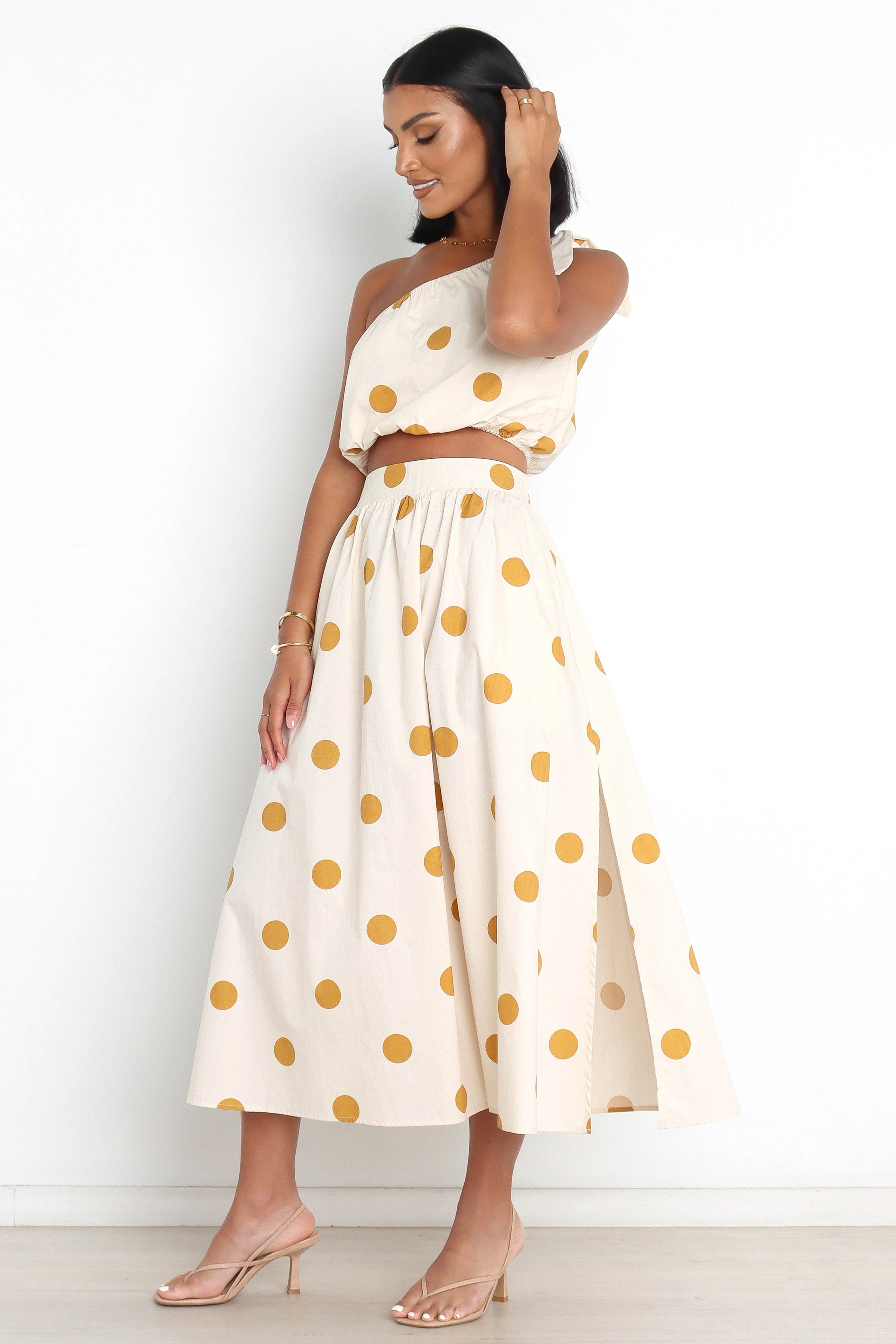 Phillipa Skirt Beige Spot
